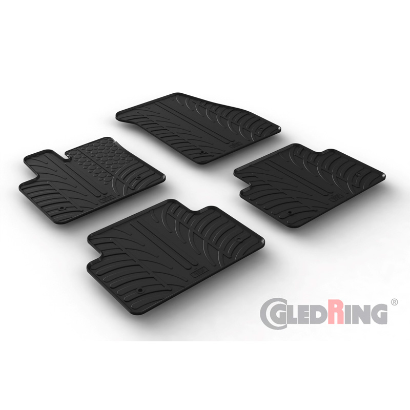 Image of Gledring Automatten Zwart Rubber Range Rover Evoque