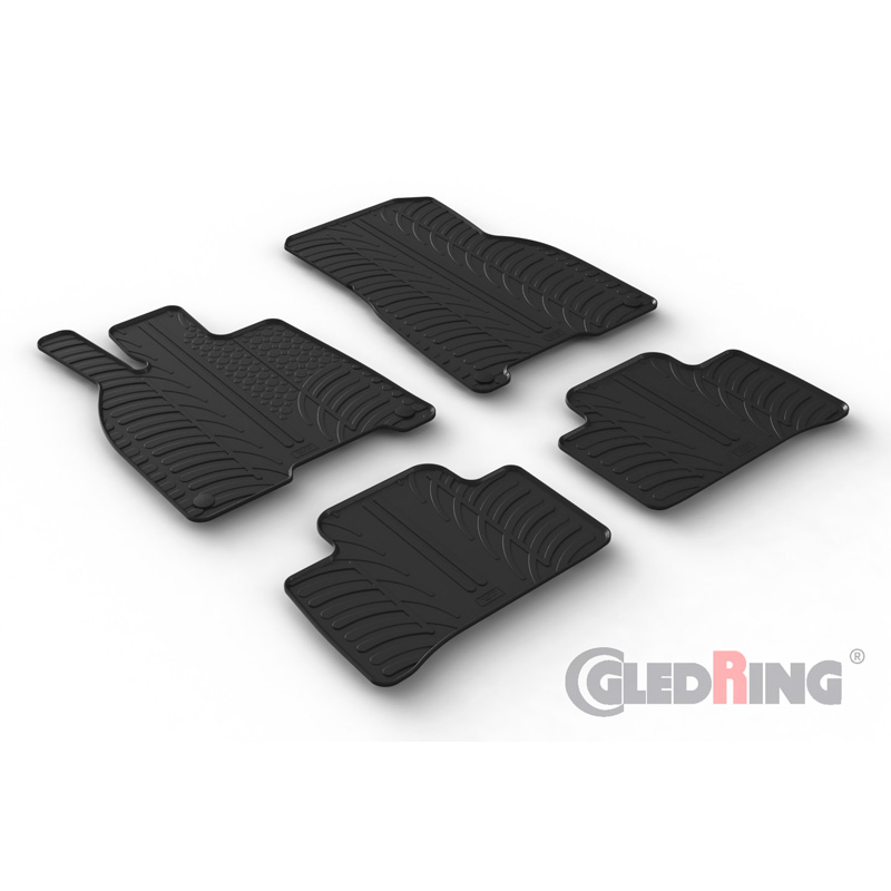 Image of Gledring Automatten Zwart Rubber Mercedes EQE