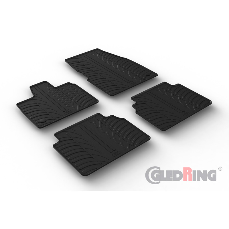 Image of Gledring Automatten Zwart Rubber BMW i3