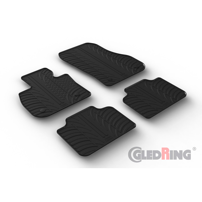 Image of Gledring Automatten Zwart Rubber BMW 2-serie