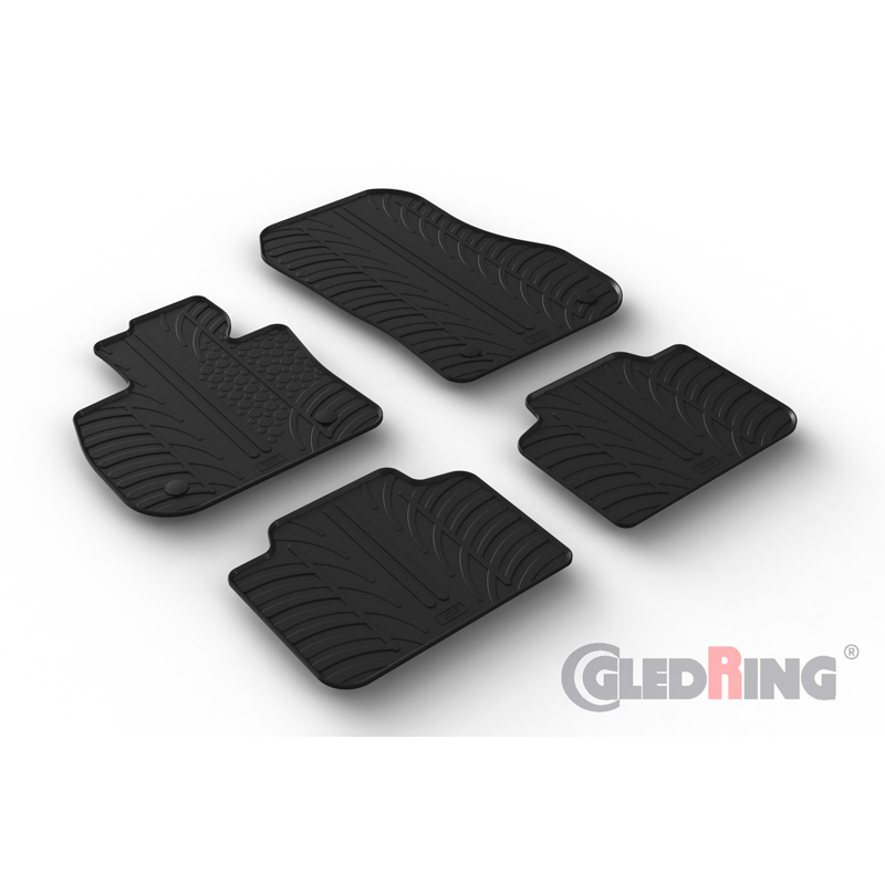 Image of Gledring Automatten Zwart Rubber BMW X1