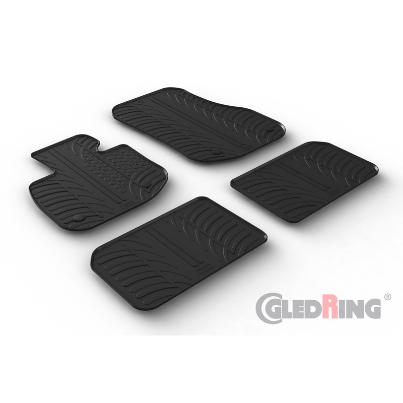 Image of Gledring Automatten Zwart Rubber BMW X1