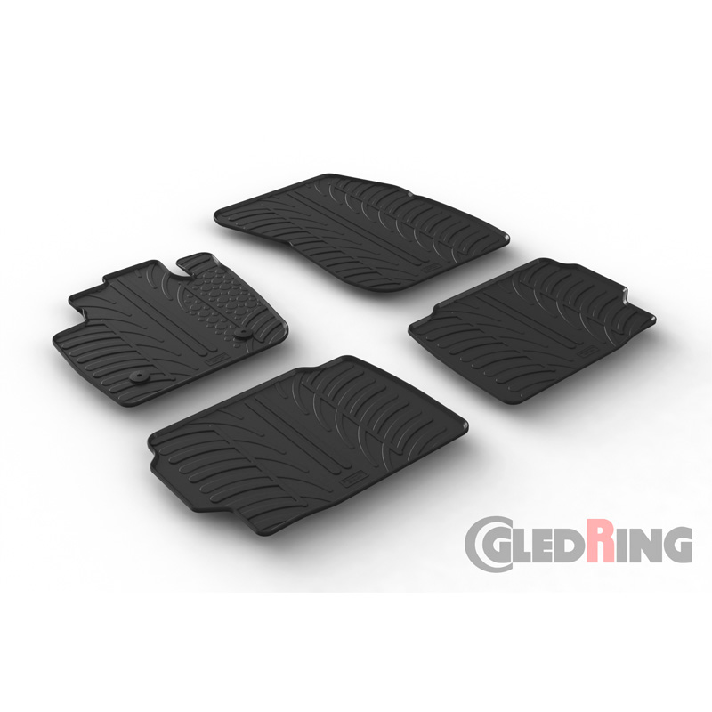 Image of Gledring Automatten Zwart Rubber Ford Mondeo