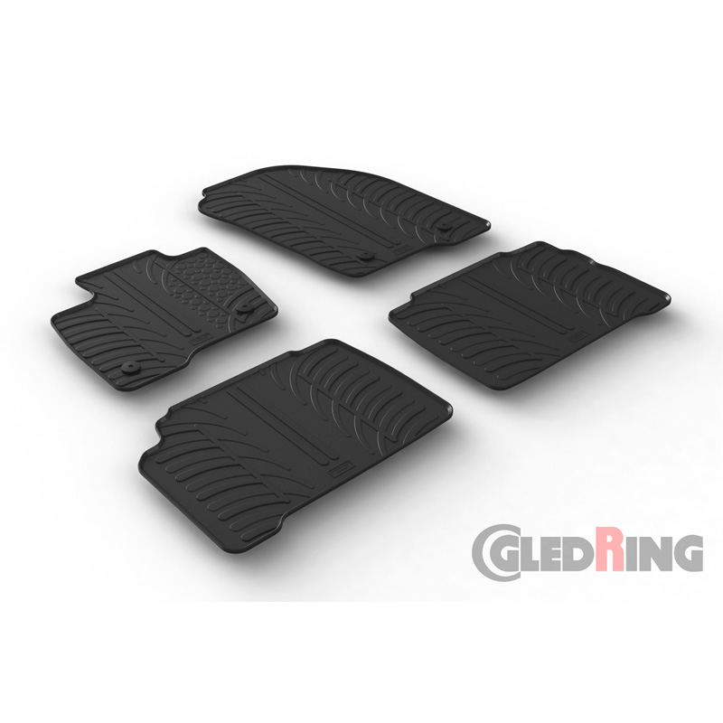 Image of Gledring Automatten Zwart Rubber Ford S-Max