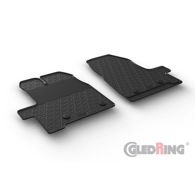 Image of Gledring Automatten Zwart Rubber Ford Transit