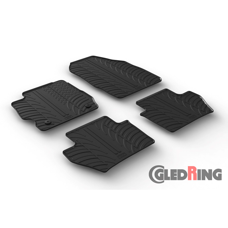 Image of Gledring Automatten Zwart Rubber Ford Ka+