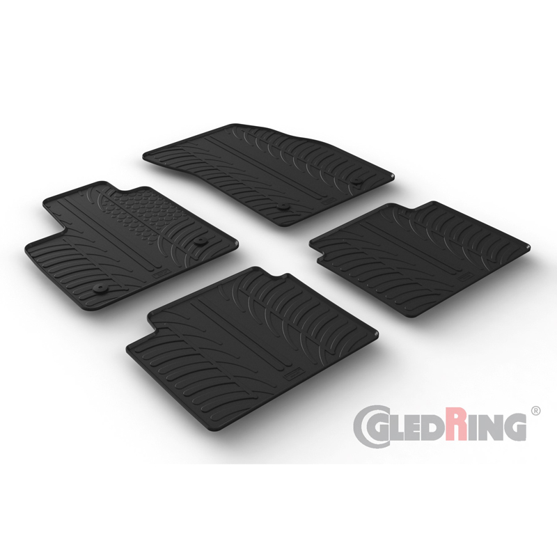 Image of Gledring Automatten Zwart Rubber Ford Focus
