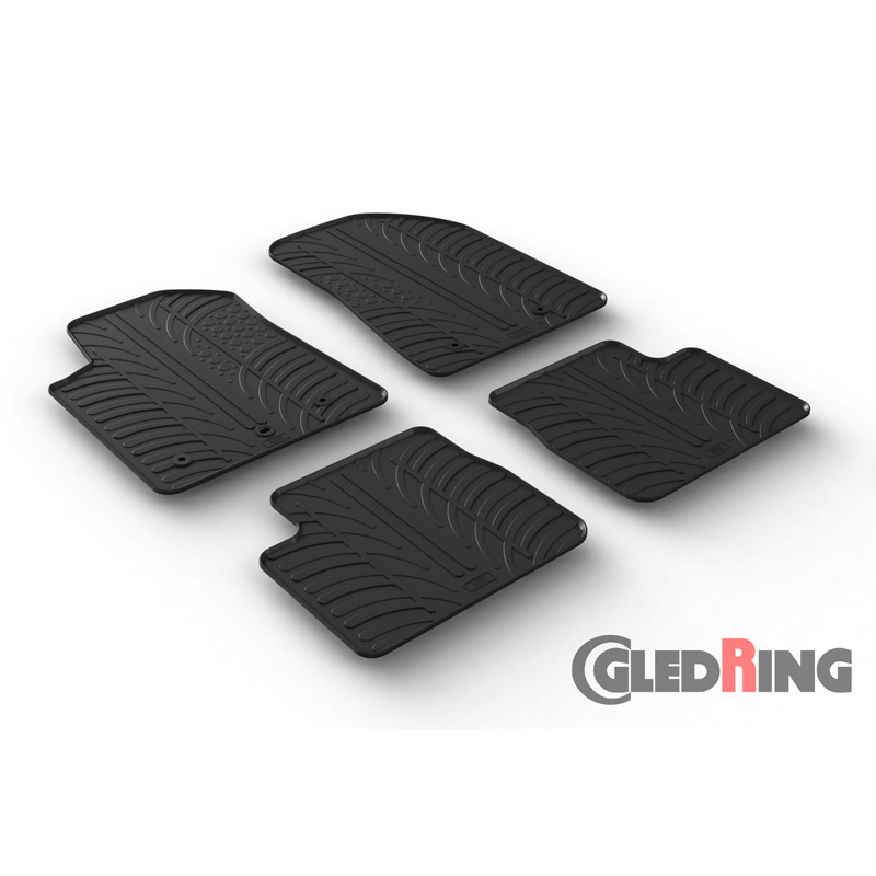 Image of Gledring Automatten Zwart Rubber Alfa Giulietta