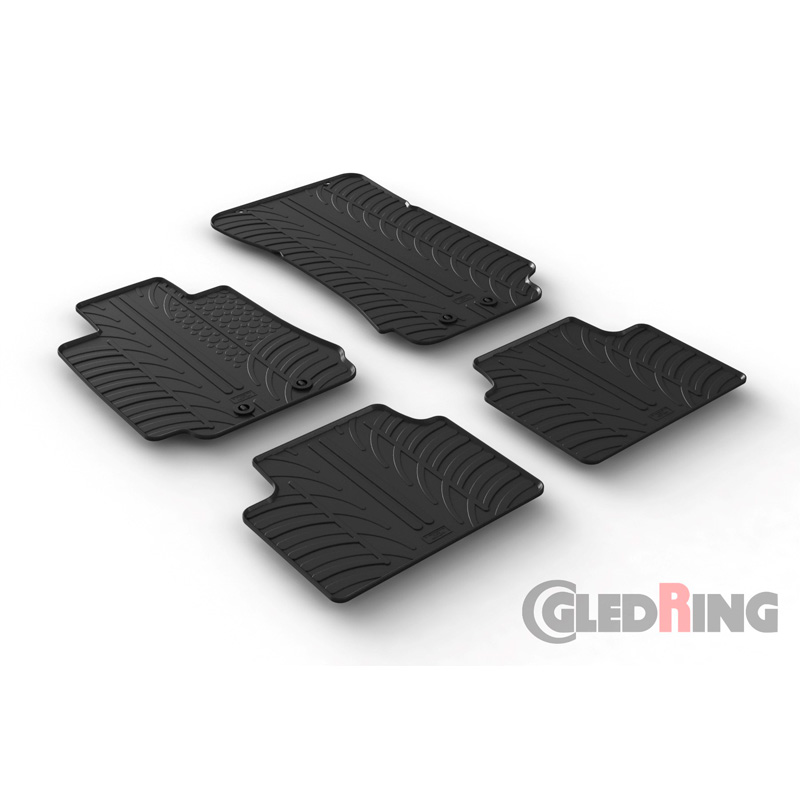 Image of Gledring Automatten Zwart Rubber Alfa Giulia