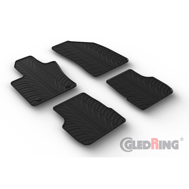 Image of Gledring Automatten Zwart Rubber Alfa Tonale