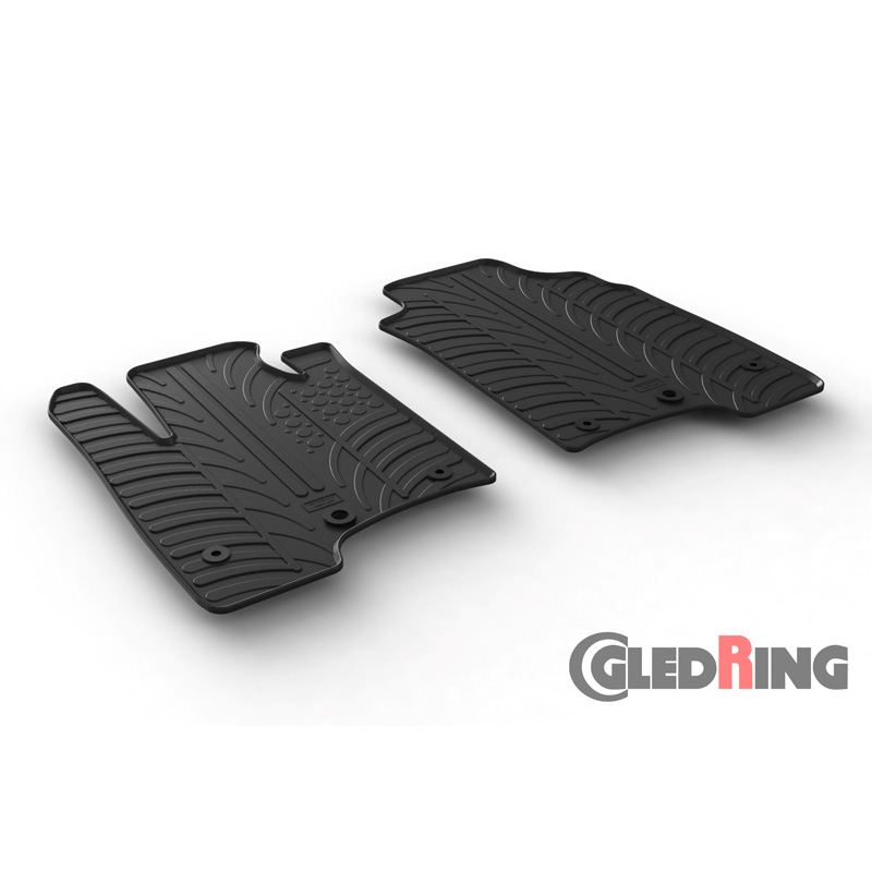 Image of Gledring Automatten Zwart Rubber Fiat Panda