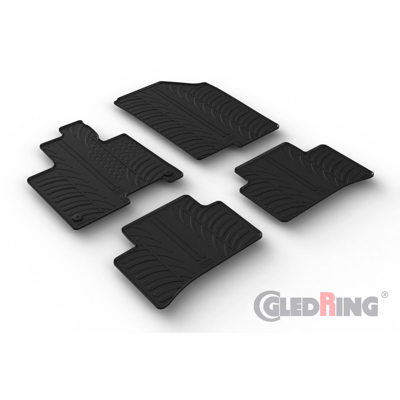 Image of Gledring Automatten Zwart Rubber Kia Sportage
