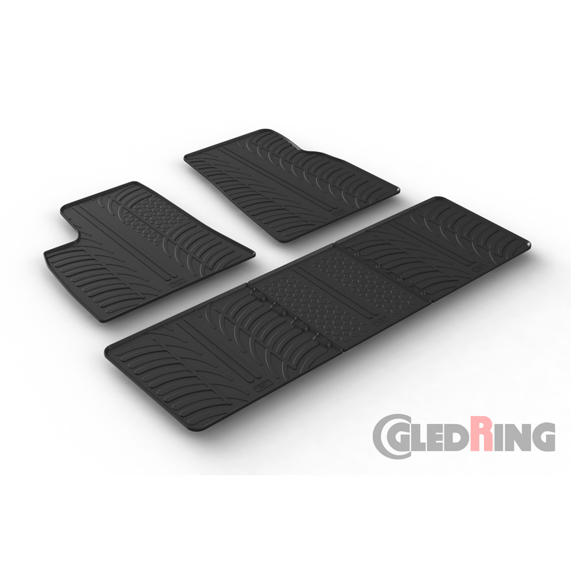 Image of Gledring Automatten Zwart Rubber Tesla Model S