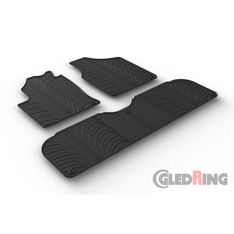 Image of Gledring Automatten Zwart Rubber Seat,Volkswagen