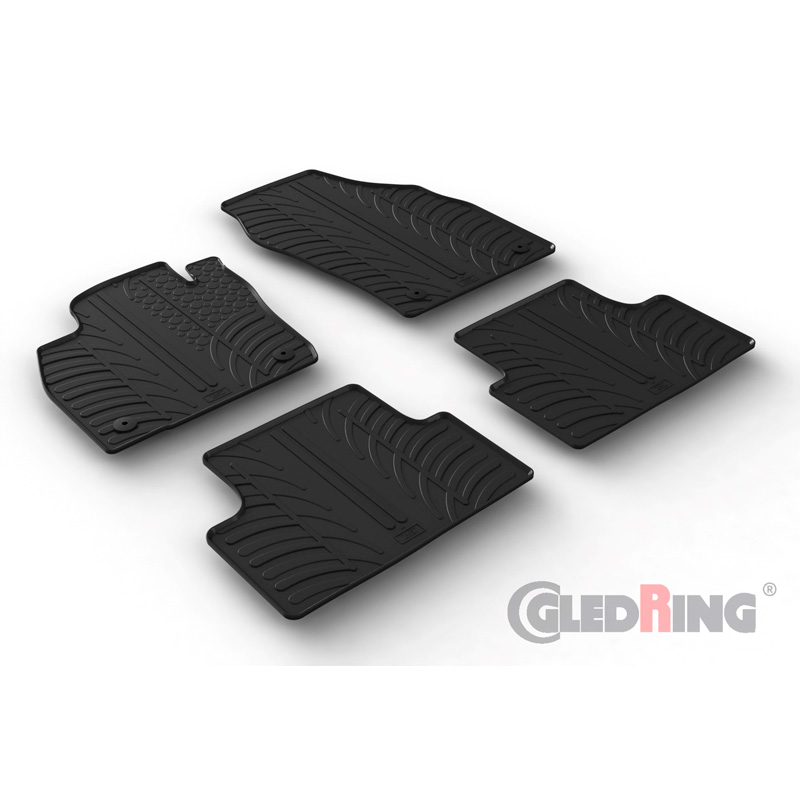 Image of Gledring Automatten Zwart Rubber Volkswagen T-Cross