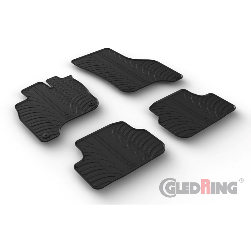 Image of Gledring Automatten Zwart Rubber Volkswagen Golf