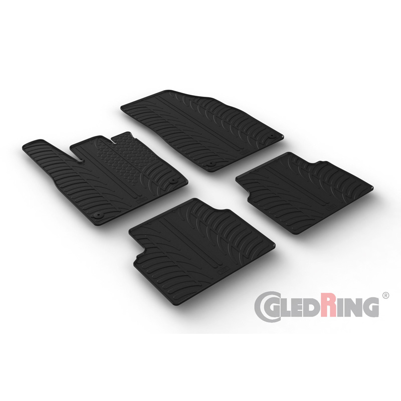 Image of Gledring Automatten Zwart Rubber Volkswagen ID.3