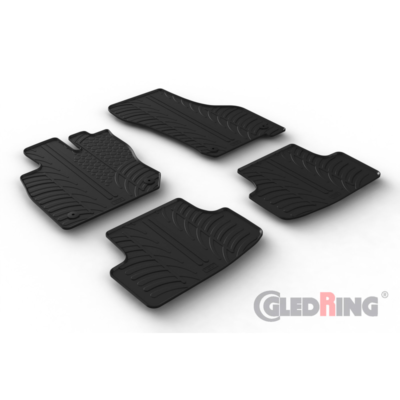 Image of Gledring Automatten Zwart Rubber Volkswagen Golf