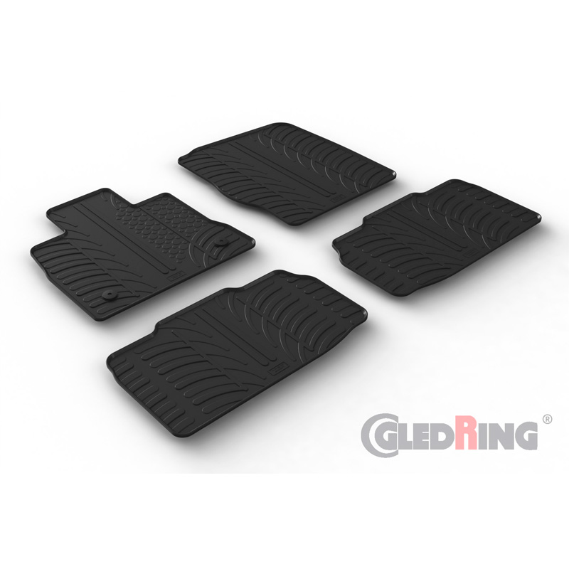 Image of Gledring Automatten Zwart Rubber Ford Explorer