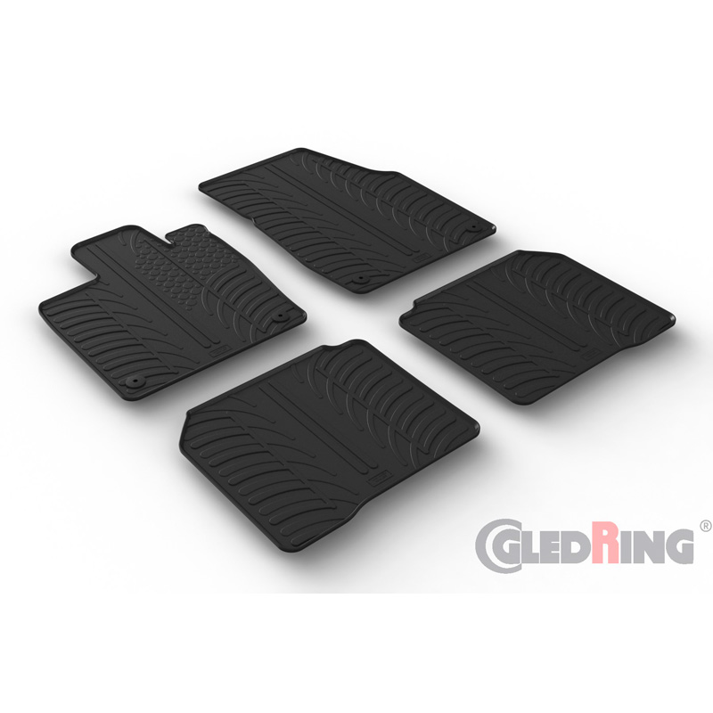 Image of Gledring Automatten Zwart Rubber Volkswagen ID-7