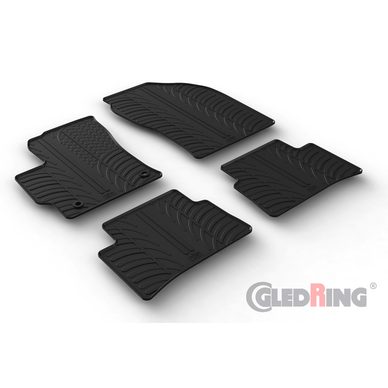 Image of Gledring Automatten Zwart Rubber Toyota Corolla