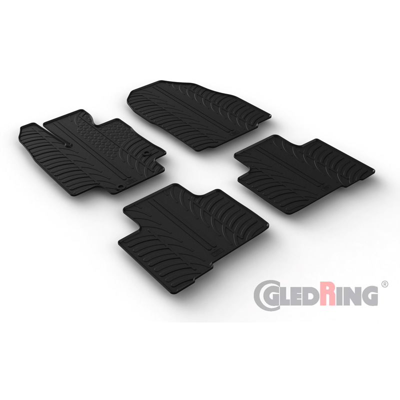Image of Gledring Automatten Zwart Rubber Toyota Highlander