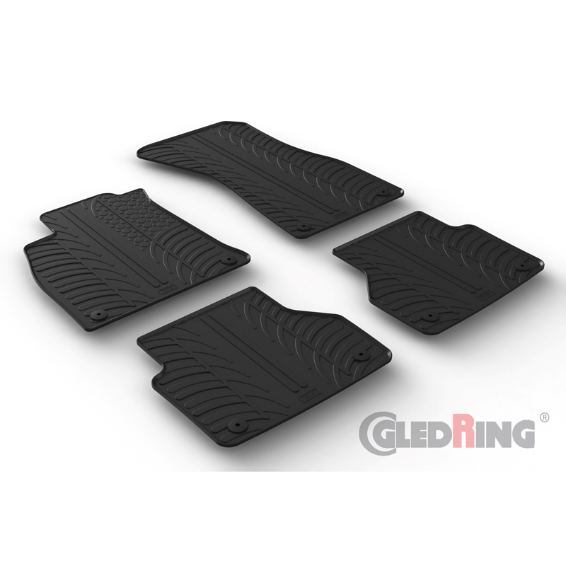 Image of Gledring Automatten Zwart Rubber Audi A6