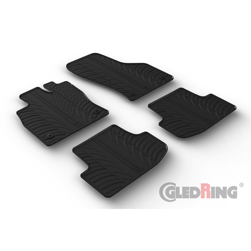 Image of Gledring Automatten Zwart Rubber Audi A3