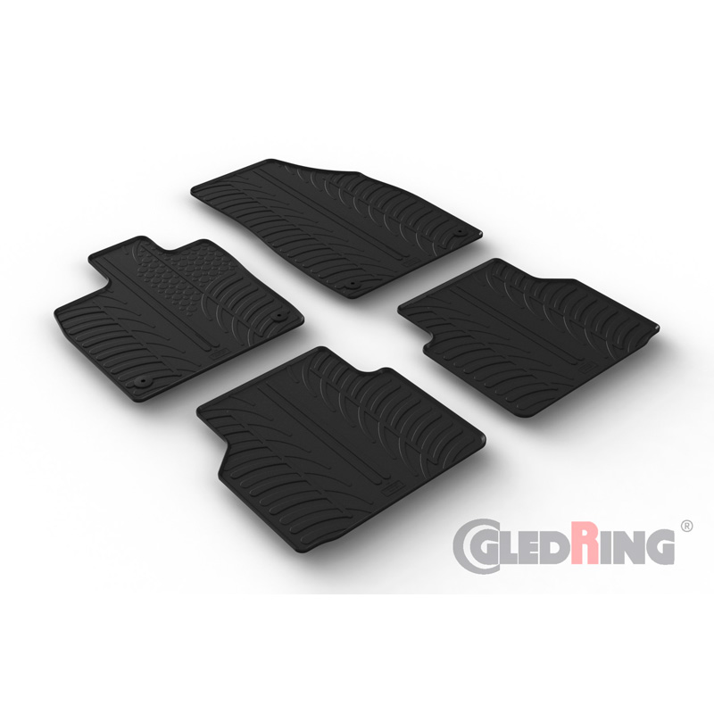 Image of Gledring Automatten Zwart Rubber Audi Q4