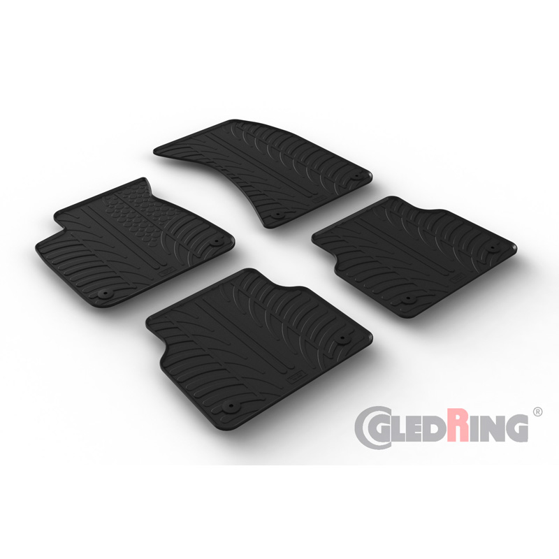 Image of Gledring Automatten Zwart Rubber Audi A8