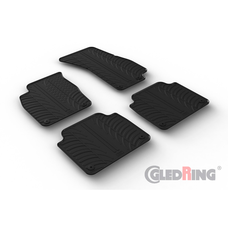 Image of Gledring Automatten Zwart Rubber Audi A8