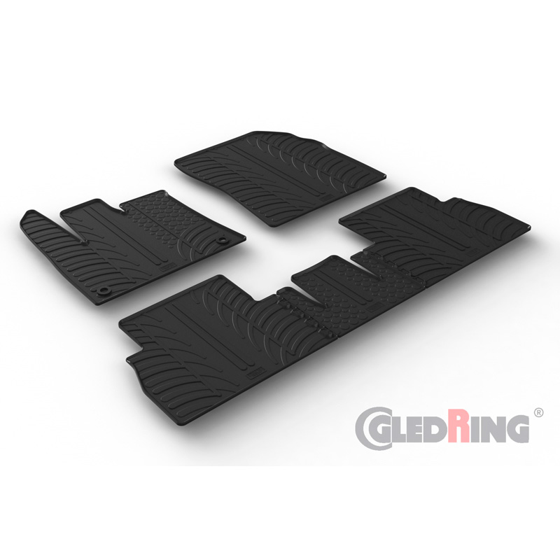 Image of Gledring Automatten Zwart Rubber Citroën, Peugeot, Opel