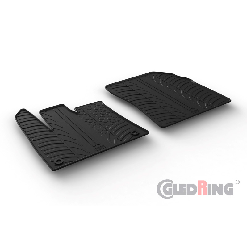 Image of Gledring Automatten Zwart Rubber Citroën, Peugeot, Opel