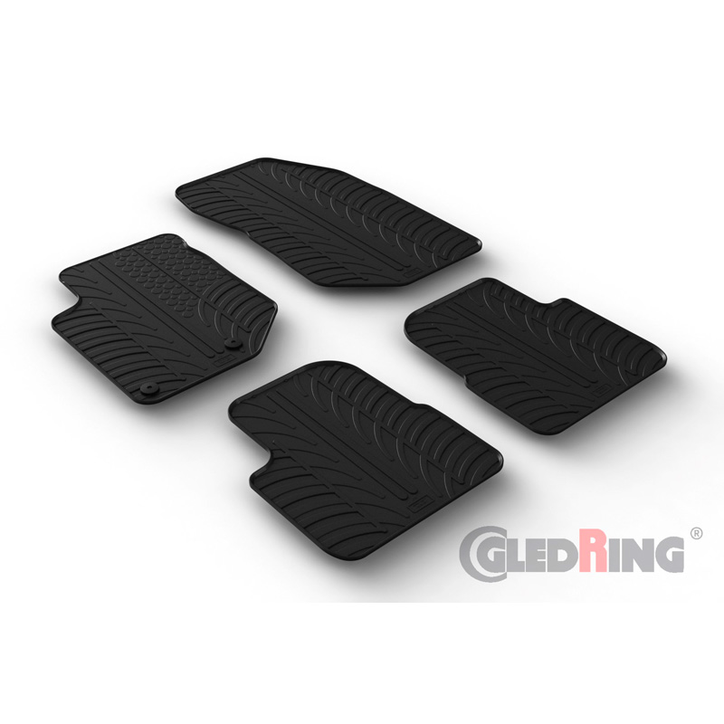 Image of Gledring Automatten Zwart Rubber Citroen C4