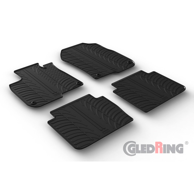 Image of Gledring Automatten Zwart Rubber Honda CR-V