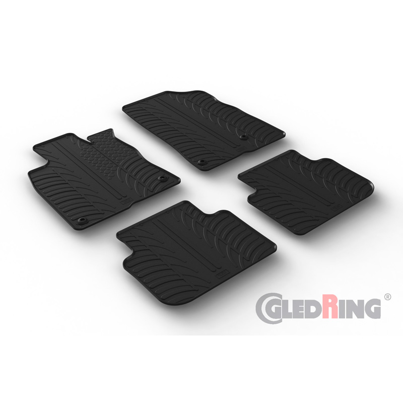 Image of Gledring Automatten Zwart Rubber Honda Civic