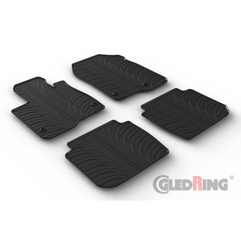 Image of Gledring Automatten Zwart Rubber Honda CR-V