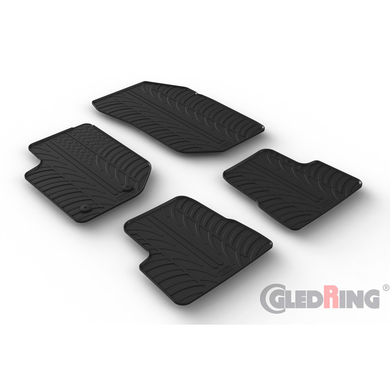 Image of Gledring Automatten Zwart Rubber Jeep Avenger