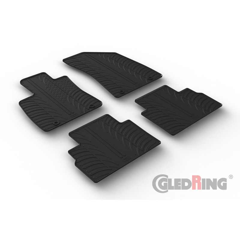 Image of Gledring Automatten Zwart Rubber MG ZS