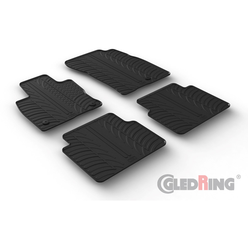 Image of Gledring Automatten Zwart Rubber Ford Kuga