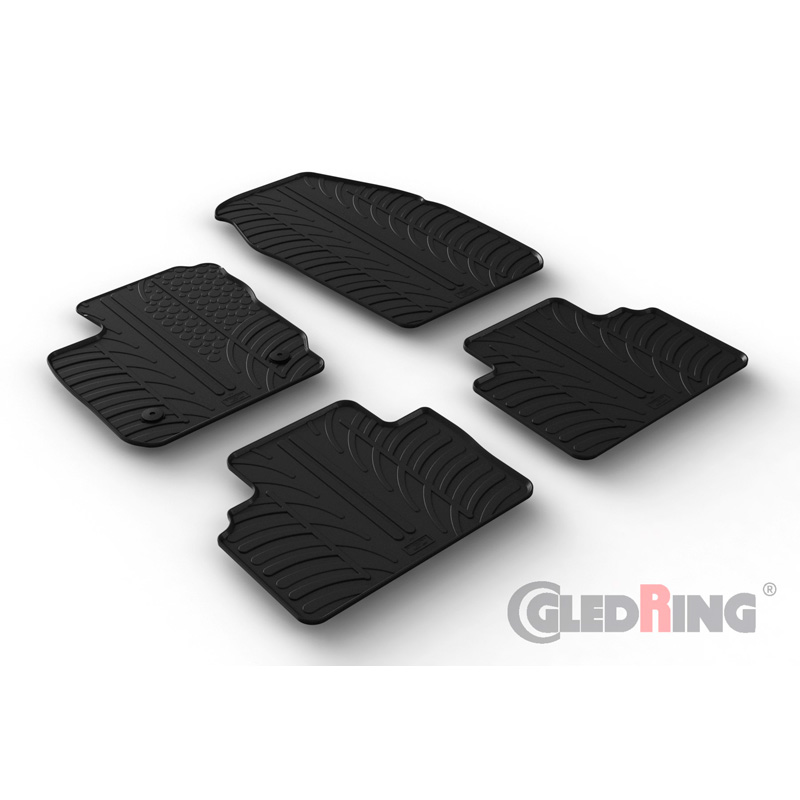 Image of Gledring Automatten Zwart Rubber Ford Tourneo