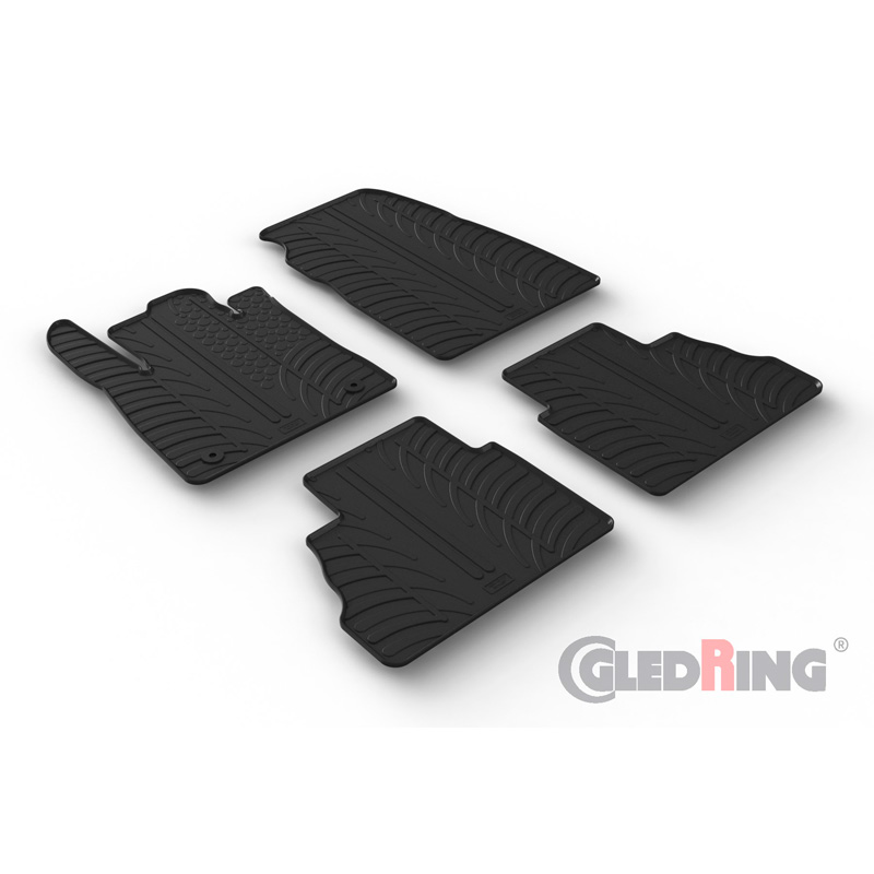 Image of Gledring Automatten Zwart Rubber Ford Tourneo