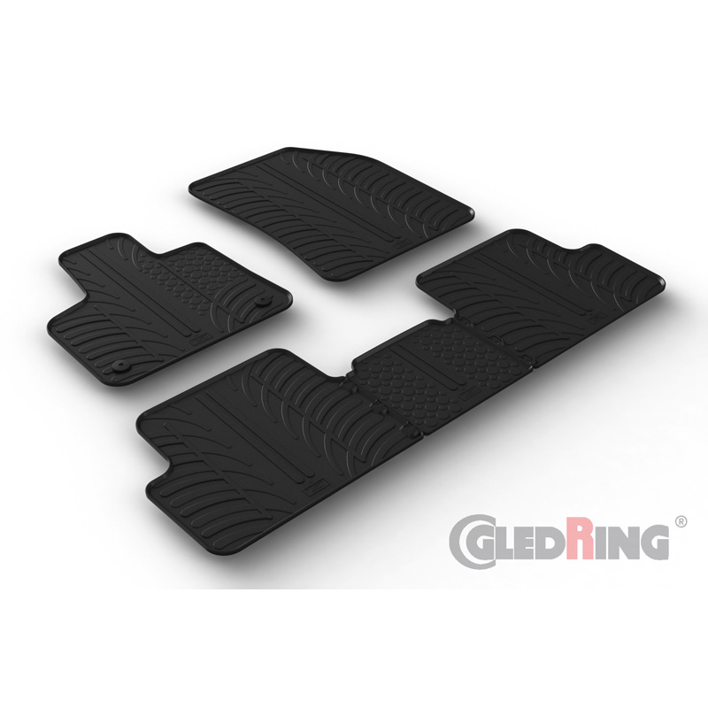 Image of Gledring Automatten Zwart Rubber Citroen DS7