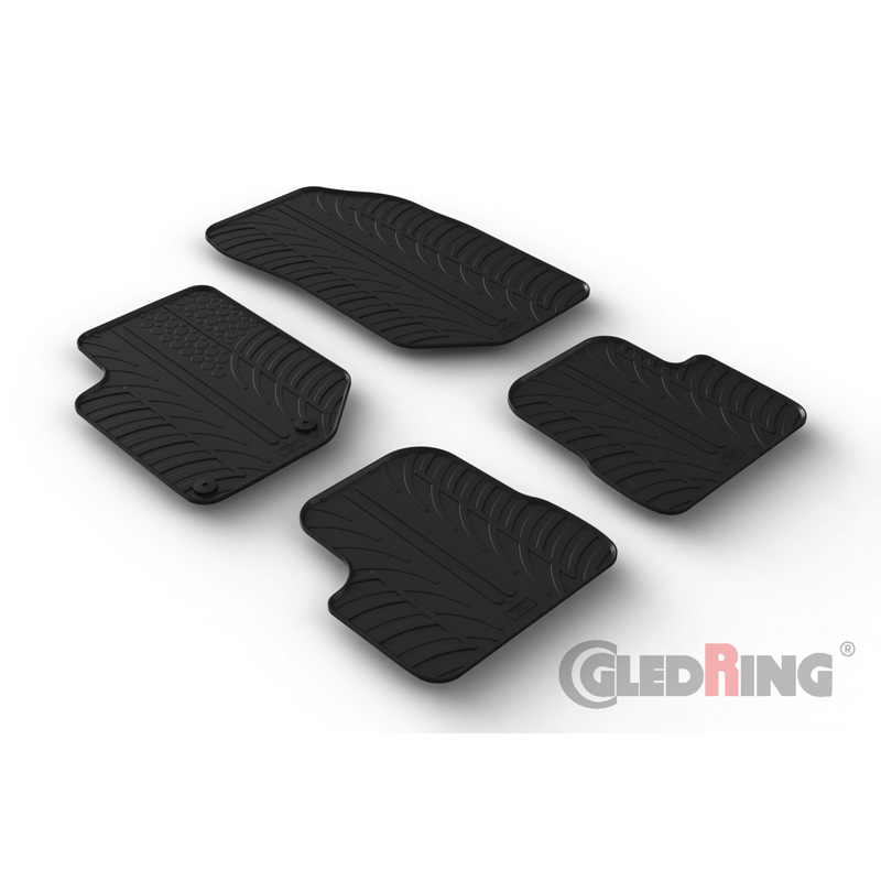 Image of Gledring Automatten Zwart Rubber Citroen DS3