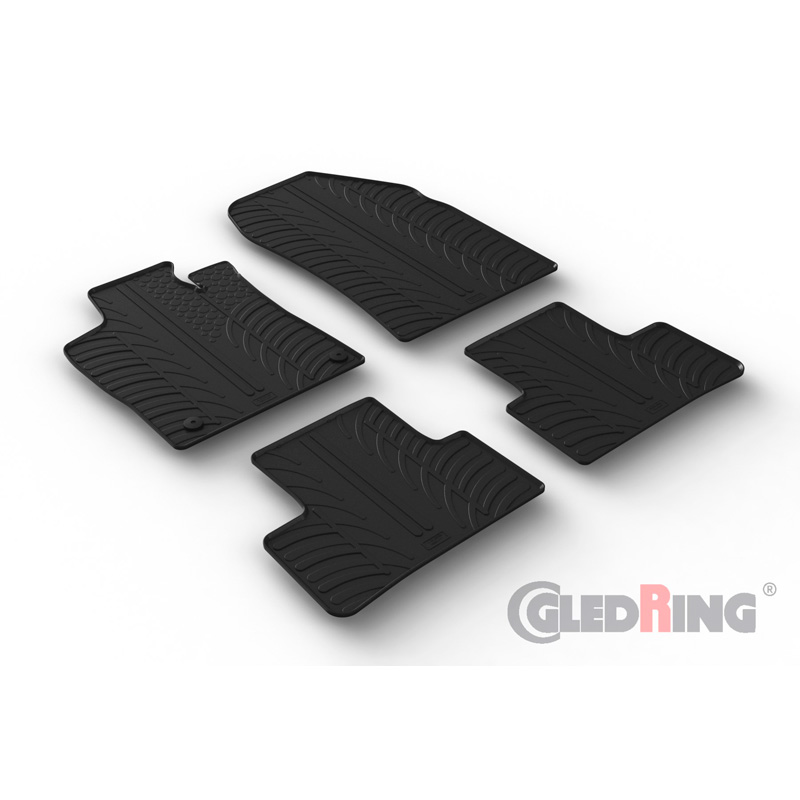 Image of Gledring Automatten Zwart Rubber Citroen DS4