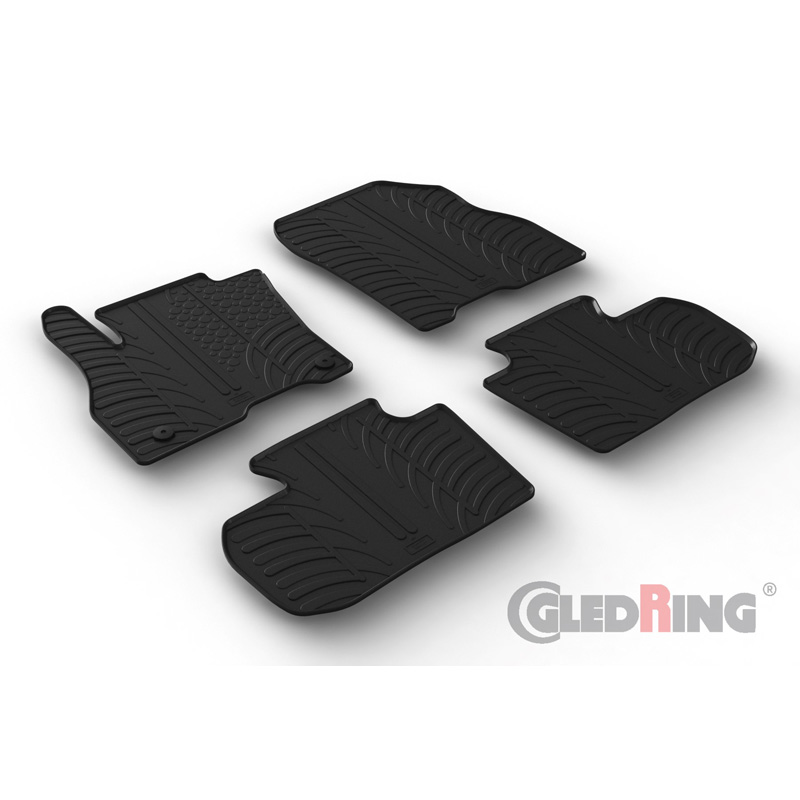 Image of Gledring Automatten Zwart Rubber Nissan Leaf