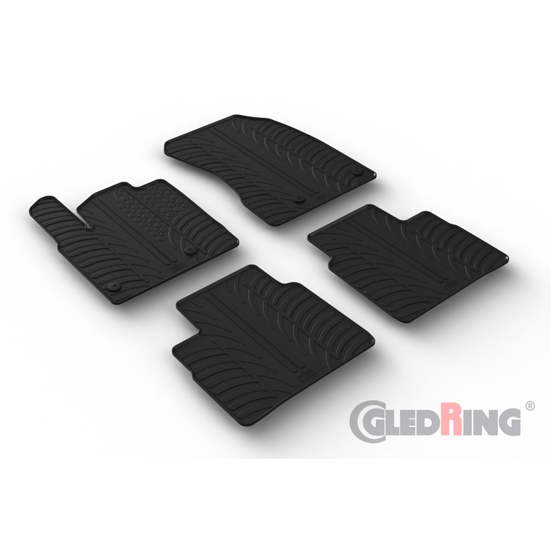 Image of Gledring Automatten Zwart Rubber Nissan X-Trail