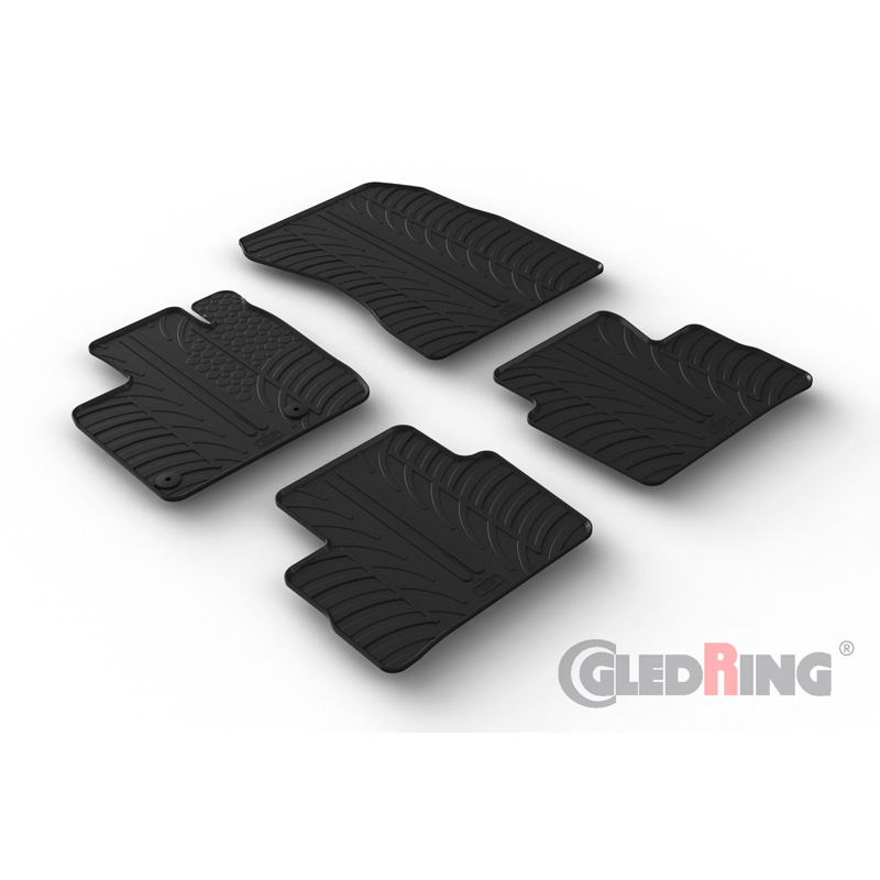 Image of Gledring Automatten Zwart Rubber Nissan Qashqai