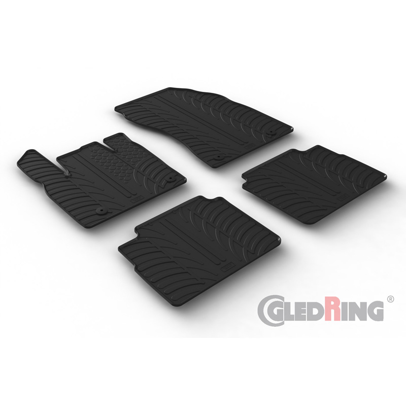 Image of Gledring Automatten Zwart Rubber Nissan X-Trail