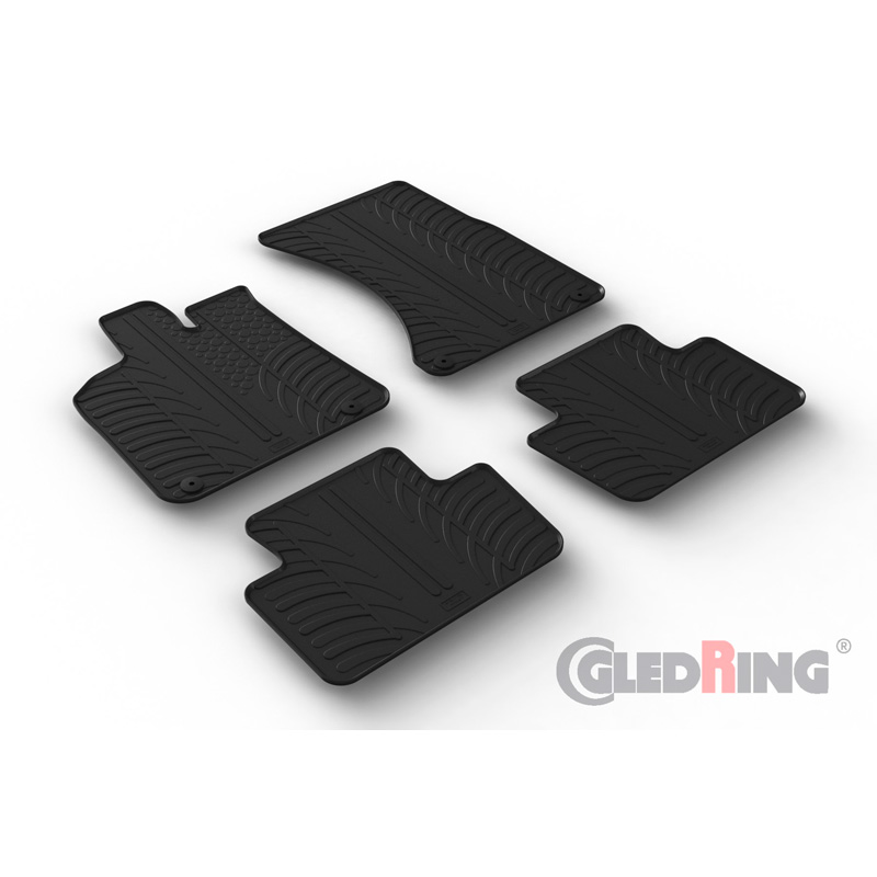 Image of Gledring Automatten Zwart Rubber Porsche Macan